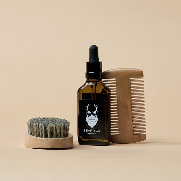 Mens Beard Oil Set