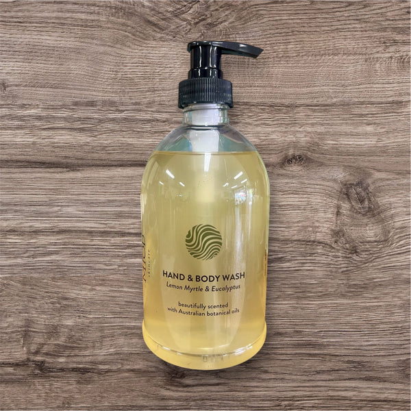 ORGANIC EUCALYPTUS AND LEMON MYRTLE BODY WASH
